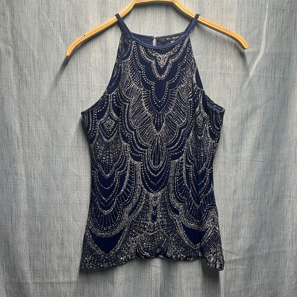 Blu Sage sparkly sleeveless top size 6 - Picture 2 of 9